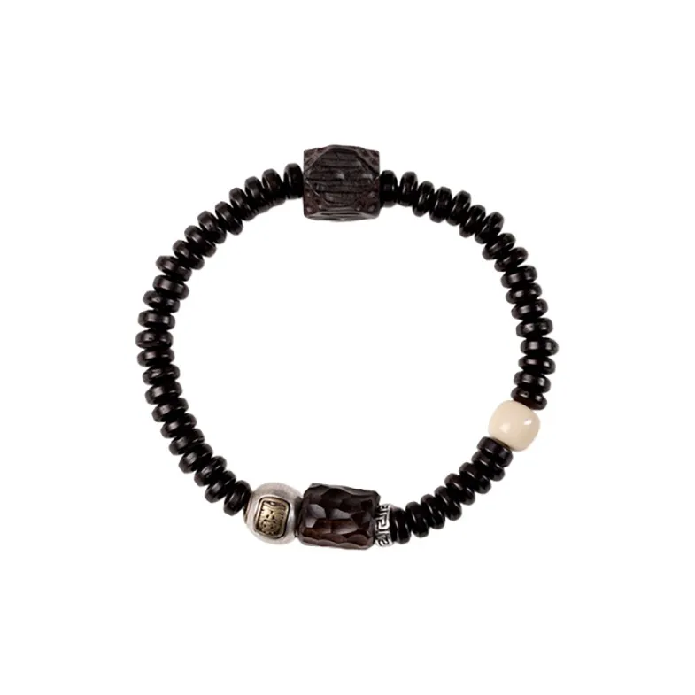 The Years Are Quiet Coconut Shell Beads Bracelets Unisex-0
