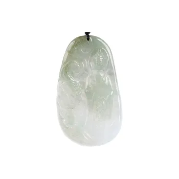 Oushuo Jewelry Ice Glutinous Jadeite Necklaces Unisex