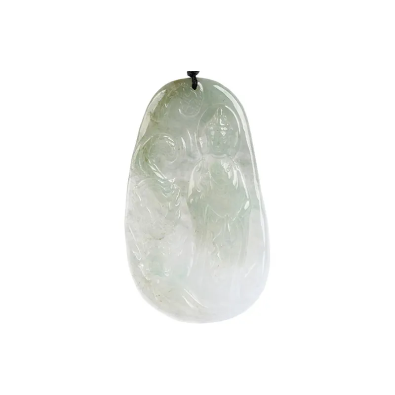 Oushuo Jewelry Ice Glutinous Jadeite Necklaces Unisex-0