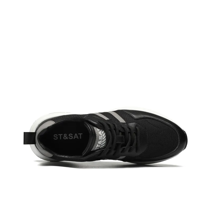 ST&SAT Fashion Breathable Lightweight Athletic Shoes For Men Versatile Casual Shoes-2