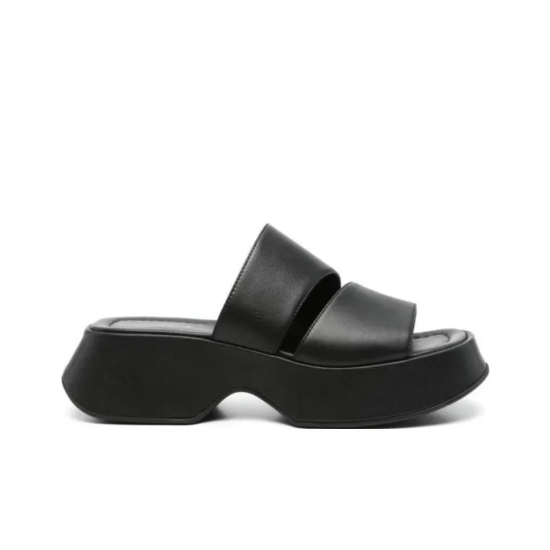 Vic Matie Slip Resistant Slide Slippers Women's Black-1