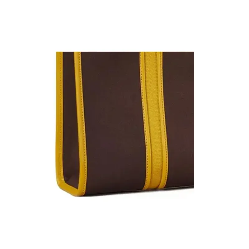 TORY BURCH Robinson Artificial Leather Tote Bag Shopping Bag Shoulder Bag Handbag Medium Size Women's Brown-4
