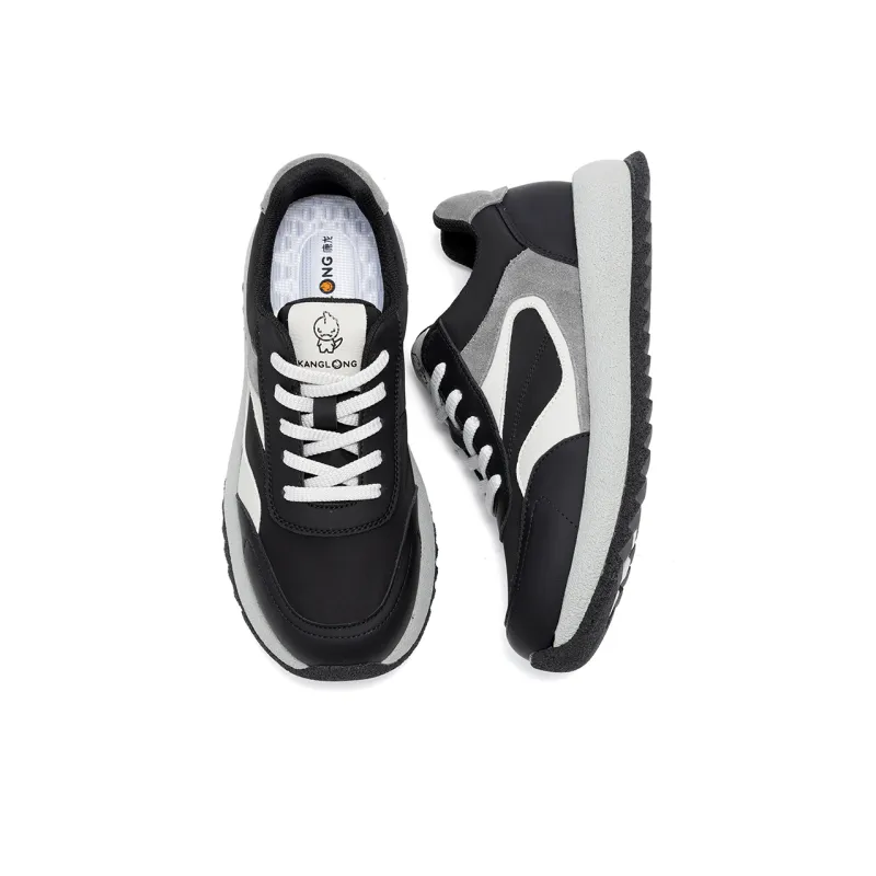 KANGLONG Anti Slip And Wear Resistant Height Increasing Low Top Casual Shoes Men's-18