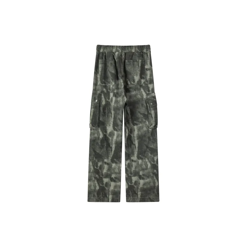Ang2 Stu Cargo Pants Unisex Tie Dye Camouflage-5