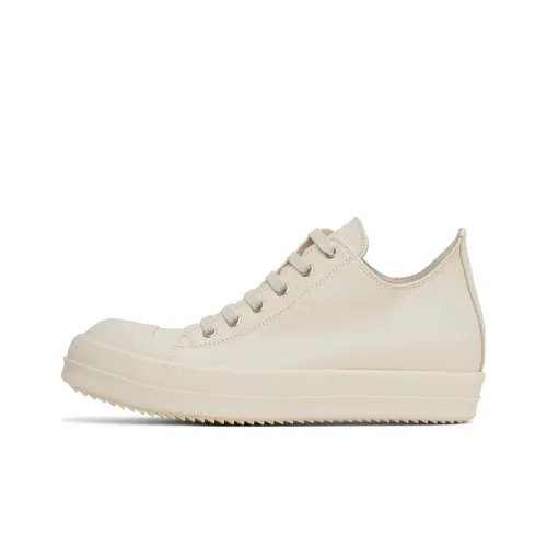 RICK OWENS/RO Low Top Skateboard Shoes Men's White