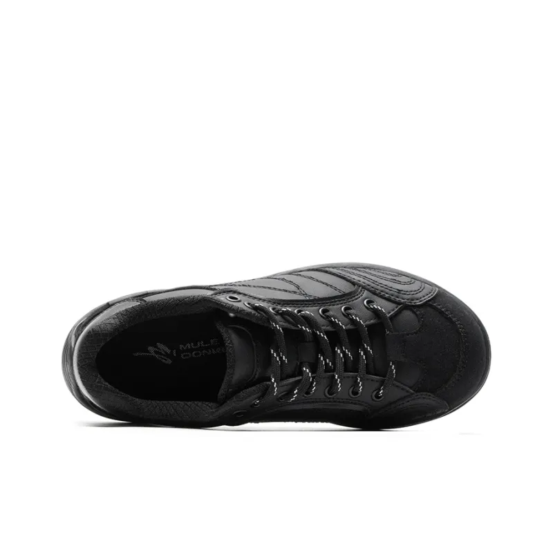Mule Donkey Lightweight Low-Top Casual Shoes Unisex Black-6