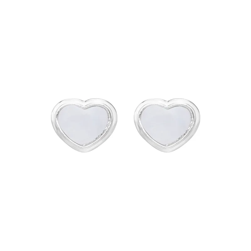 Anxious 925 Silver Needles Stud Earrings Women's-0
