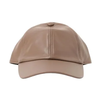 Beams Synthetic Leather Baseball Caps Unisex Brown