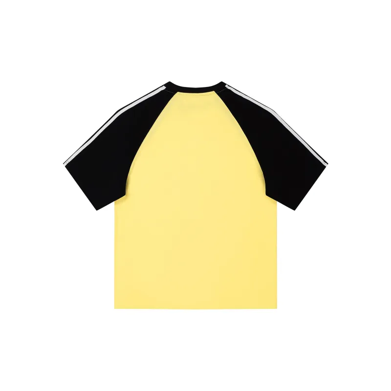 LESS BEARS Raglan Sleeve T Shirt Unisex-4