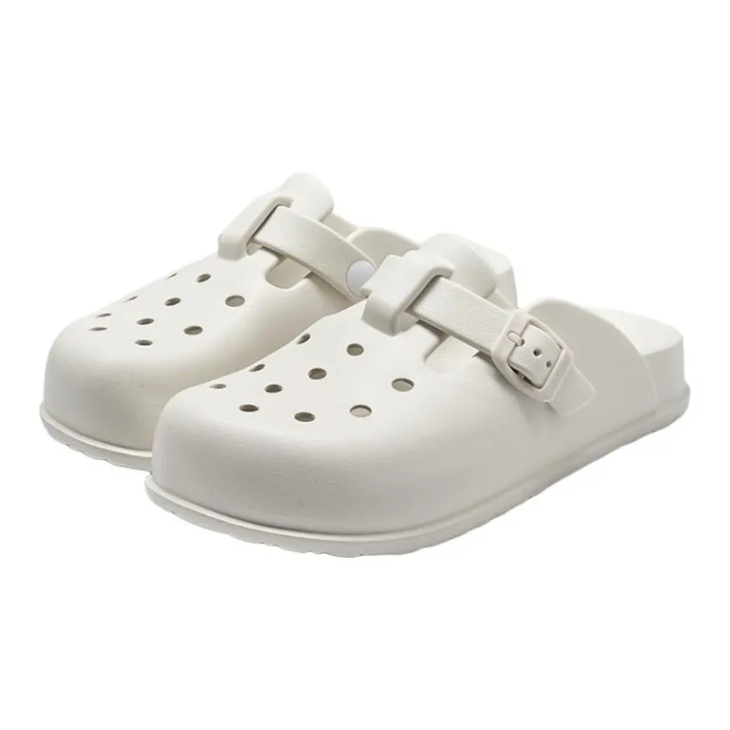 Lymia Vintage EVA Slip Resistant Breathable Closed Toe Clogs Slip on Mules Platform, Slippers-1