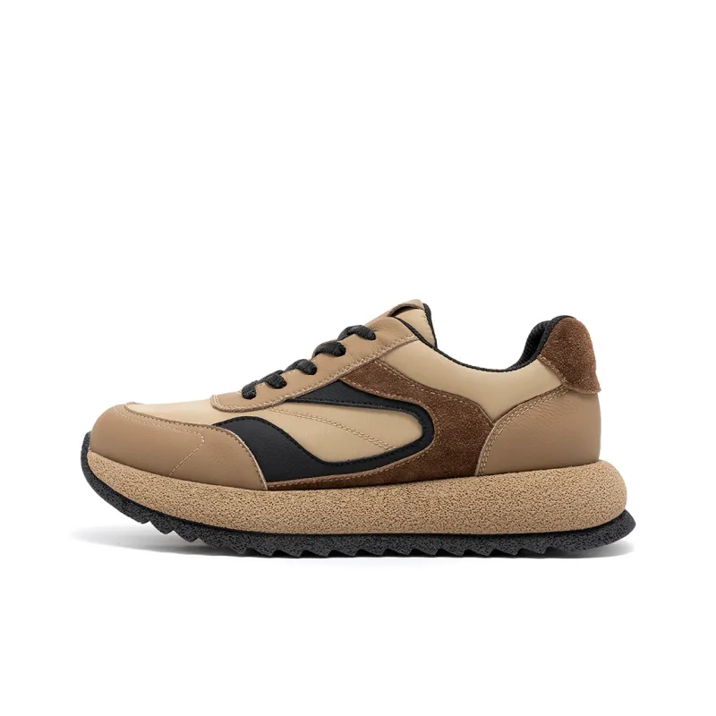 KANGLONG Anti Slip And Wear Resistant Height Increasing Low Top Casual Shoes Men's-7