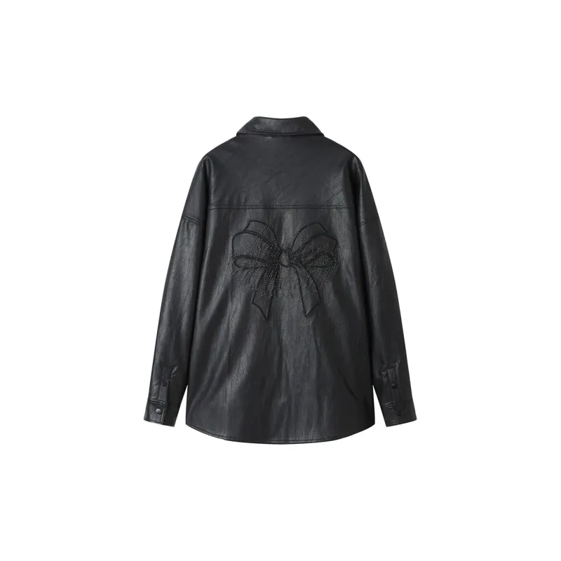 ANDREA MARTIN Leather Jacket Unisex-1