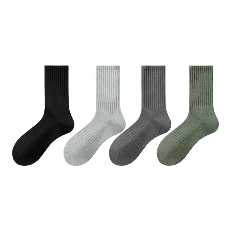 ZEROIN Mid-Calf Socks Unisex 4 Pack-60
