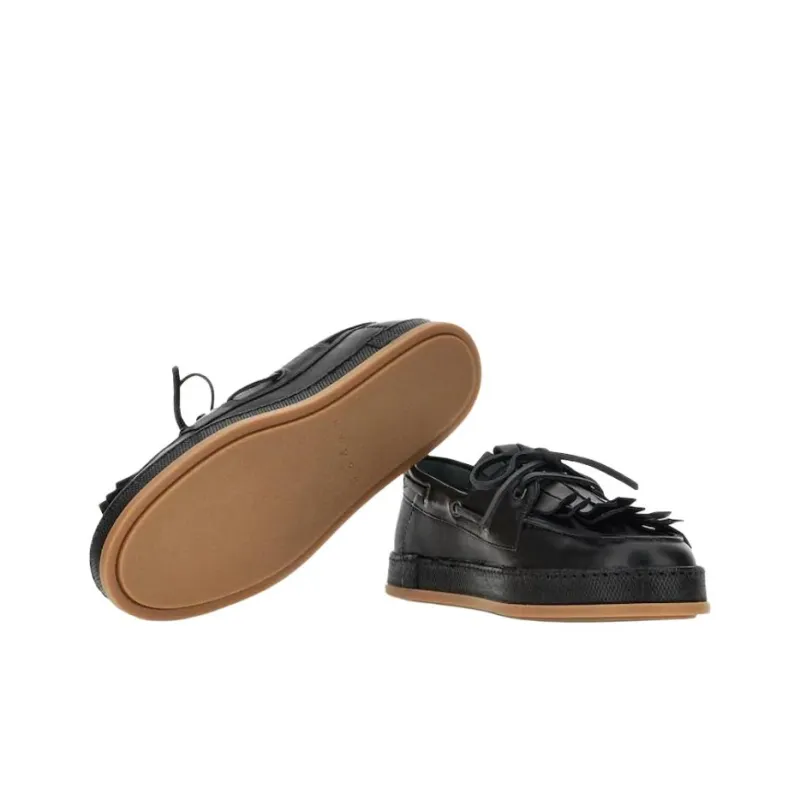 HOGAN H683 Casual Single Shoes 3cm Women's Black-5