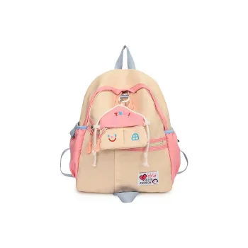 URBAN FOREST Oxford Backpack Unisex Ecru/Black/Blue