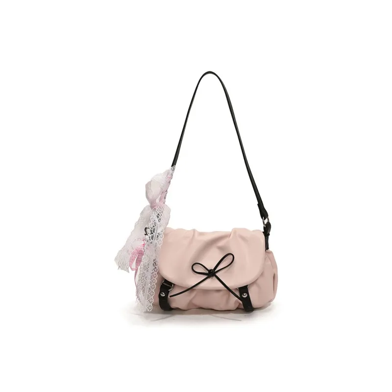 LUVISTRUE PU Shoulder Bag Crossbody Bag Regular Women's Silver/Pink/Black-6