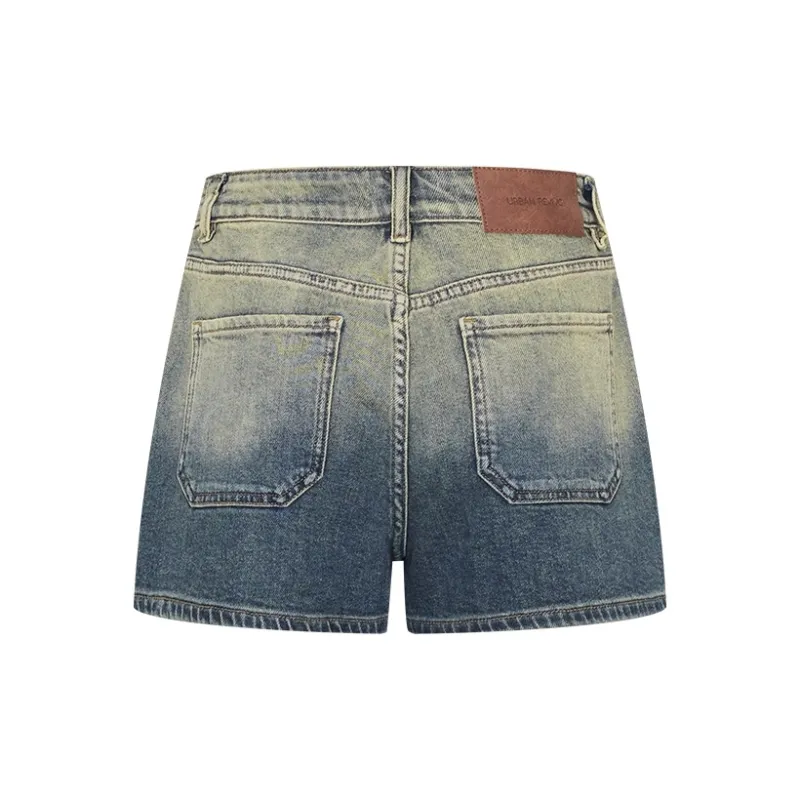 URBAN REVIVO Denim Shorts Women's Blue-1