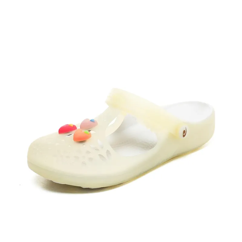 JSWEI Abrasion Resistant Slip Resistant Wrap toe Slippers Women's-10