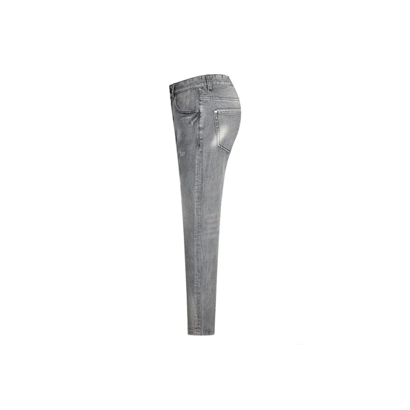 MANGANO Jeans Men Gray Brand Shopping Bag Included-3