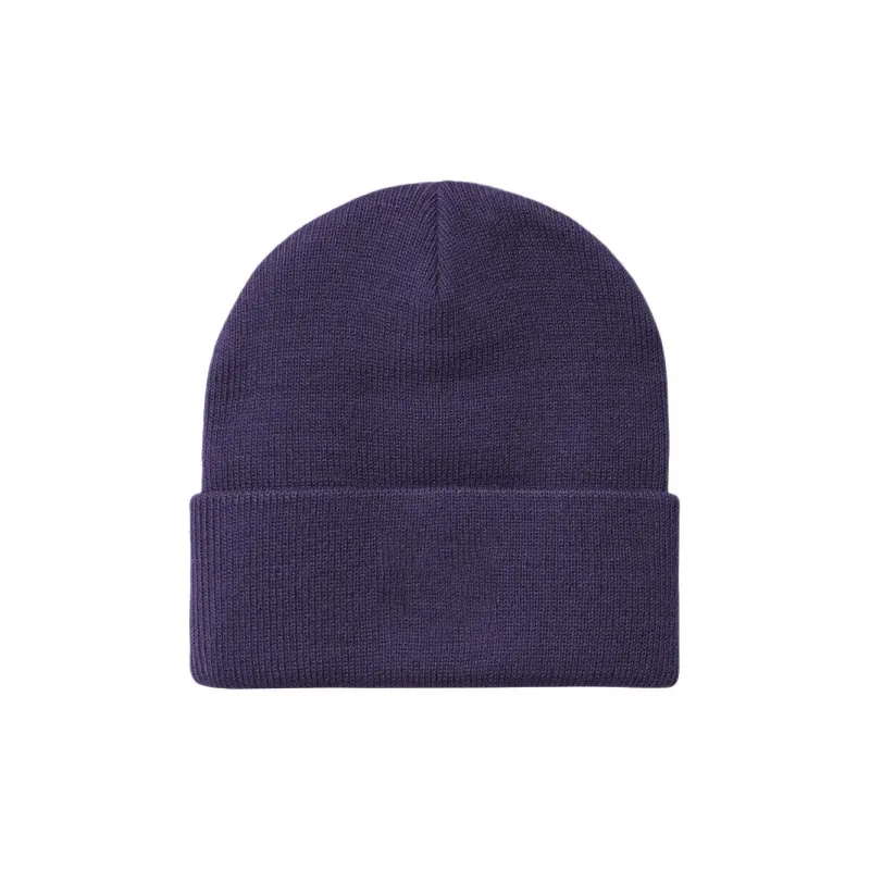Carhartt Logo Patch Ribbed Beanie-1