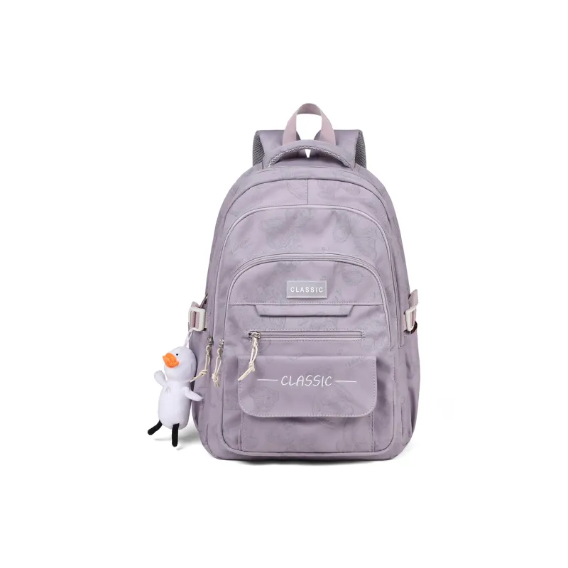 PT'SON Fabric Backpack Women's Multicolor-8