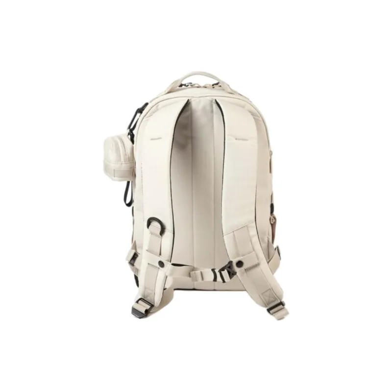 SAMSONITE Fabric Backpack Medium Size Men's Beige Yellow-3