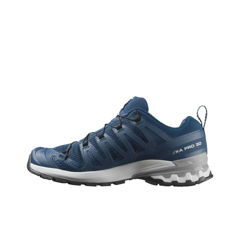 SALOMON XA Pro 3D V9 Abrasion Resistant Low Top Running Shoes Men's Deep Sea Blue-1