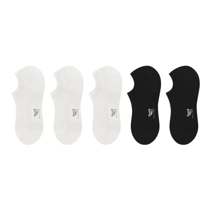ZEROIN No Show Socks Unisex 5 Pack-11