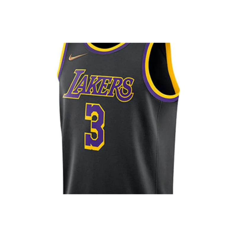 Nike X NBA Basketball Jerseys Men Black-3
