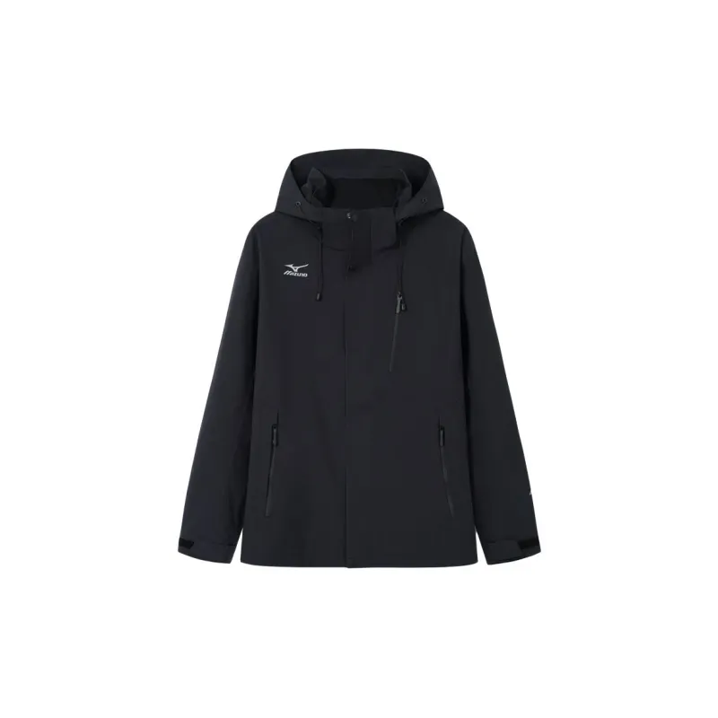 Mizuno Water-Resistant Windproof Breathable Wear-Resistant Rainproof Windbreaker Jacket Men's-0