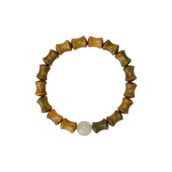 Many Blessings Green Sandalwood Wooden Bracelets Unisex
