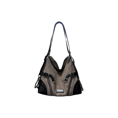 CULTIVATOR PU Backpack On The Shoulder Medium Size Unisex Reindeer Gray/Beige