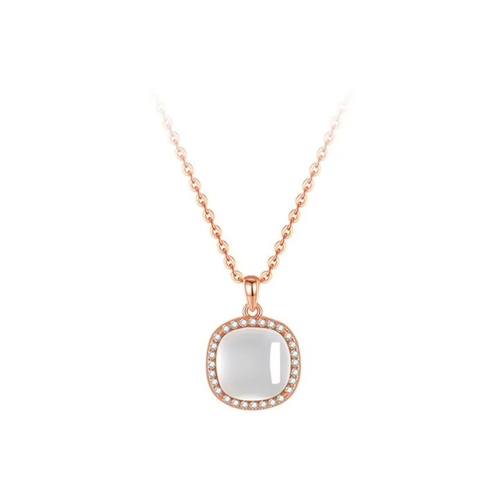 Ancient Jewelry Chalcedony Necklaces Women's-3