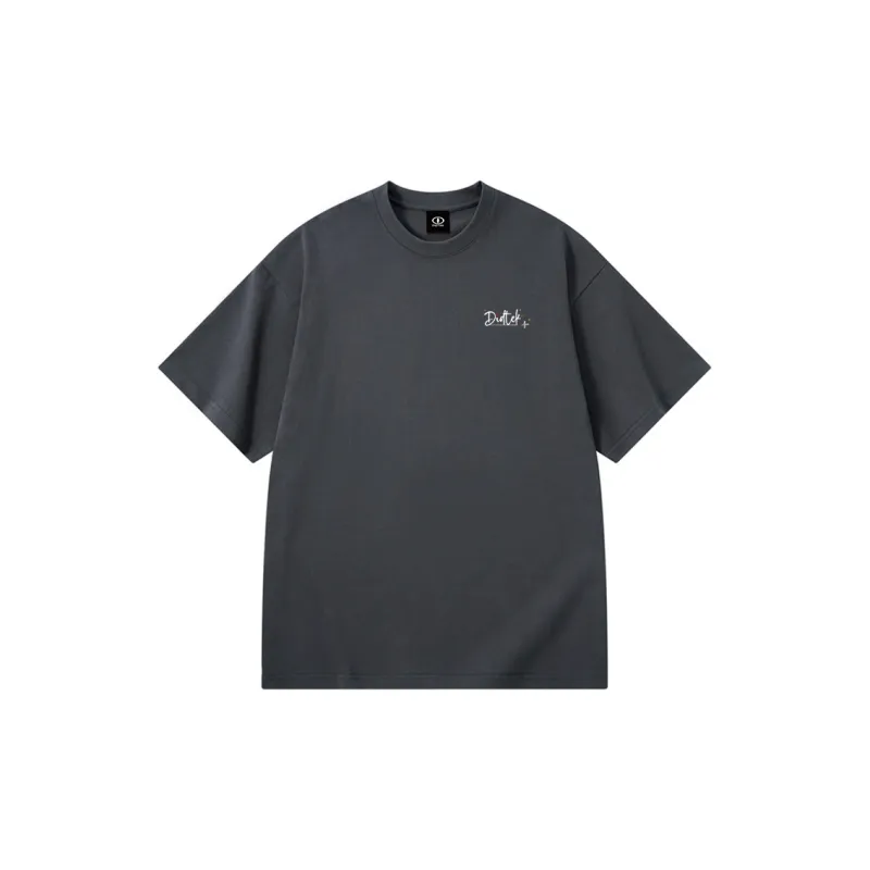DIDTEK Drop Shoulder Sleeve Short Sleeved T Shirts Unisex-4