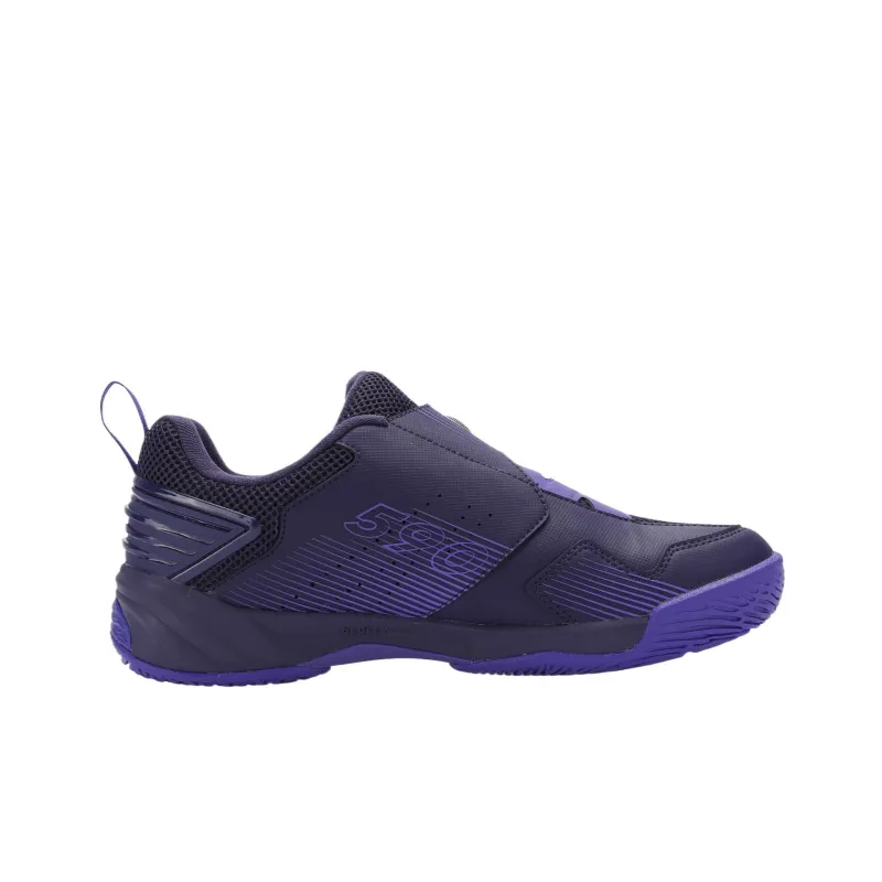 DECATHLON BS590 Anti Slip Wear Resistant Low Top Badminton Shoes Men's Black Purple-1