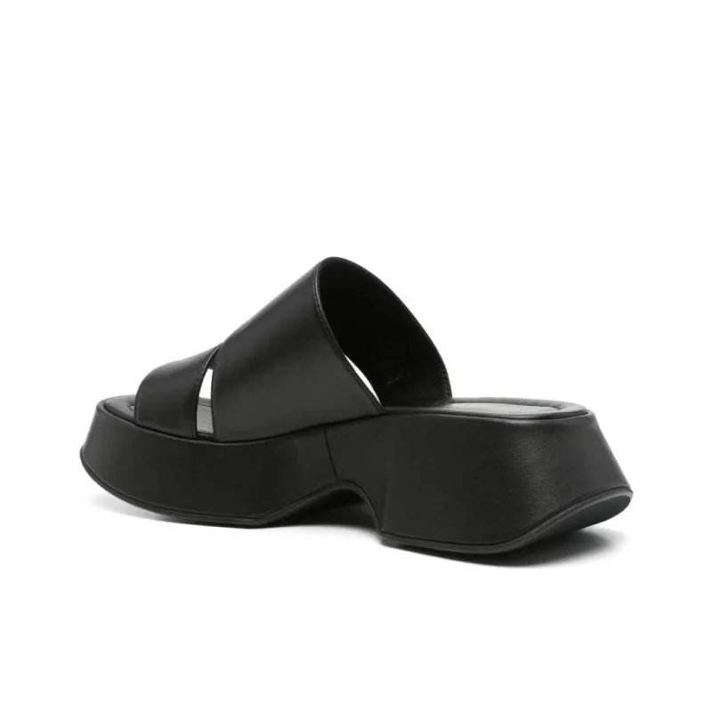 Vic Matie Slip Resistant Slide Slippers Women's Black-4