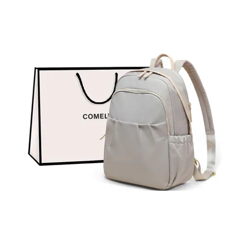 COMELY Fabric Backpack Regular Women's Gray