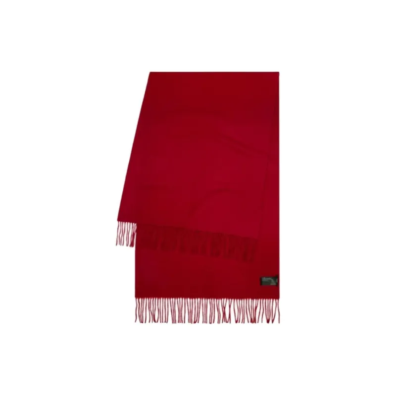 THEORY Cashmere Knit Scarves Women's Red-1