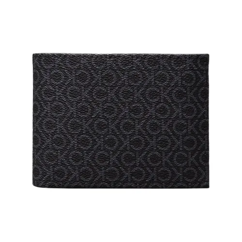 CALVIN YM0YM00313 Polyester Blend Polyurethane Wallet Men's Black