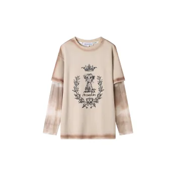 ANDREA MARTIN Drop Shoulder Sleeve T Shirt Women's
