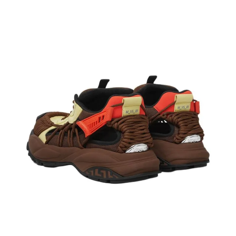 VERSACE Mercury M_VS_01 Low Top Casual Shoes Men's Brown-3