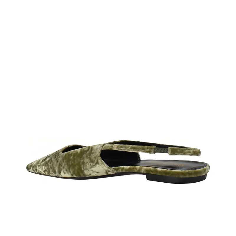 SAINT LAURENT BLADE Casual Single Shoes Women's Green-3