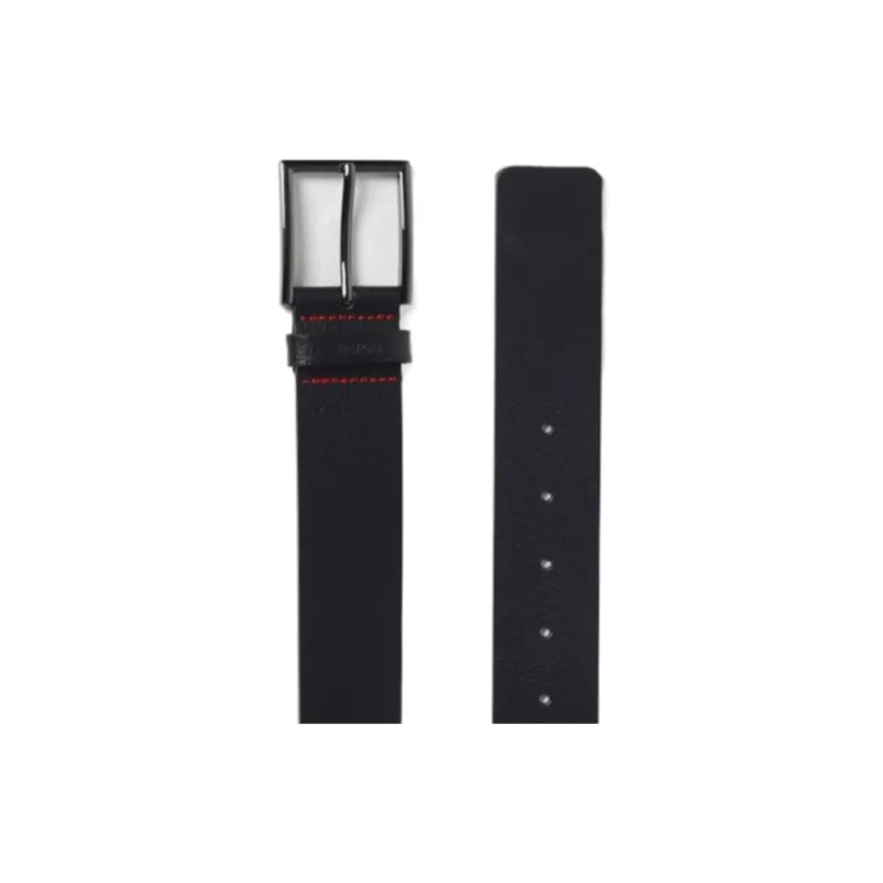 HUGO BOSS Leather Belts Men's Black -1