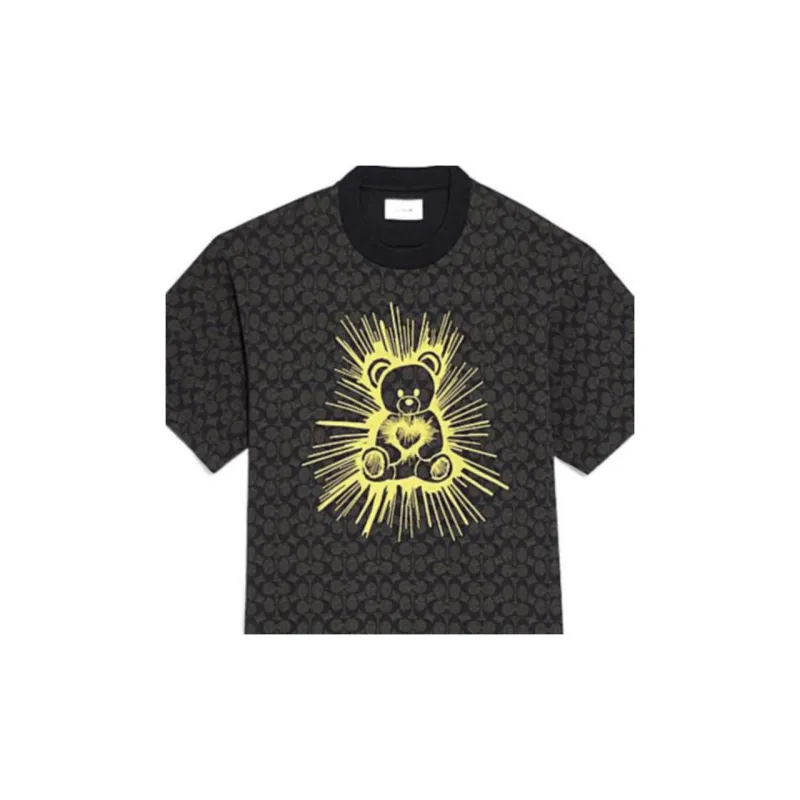 COACH T Shirts Men Yellow-2