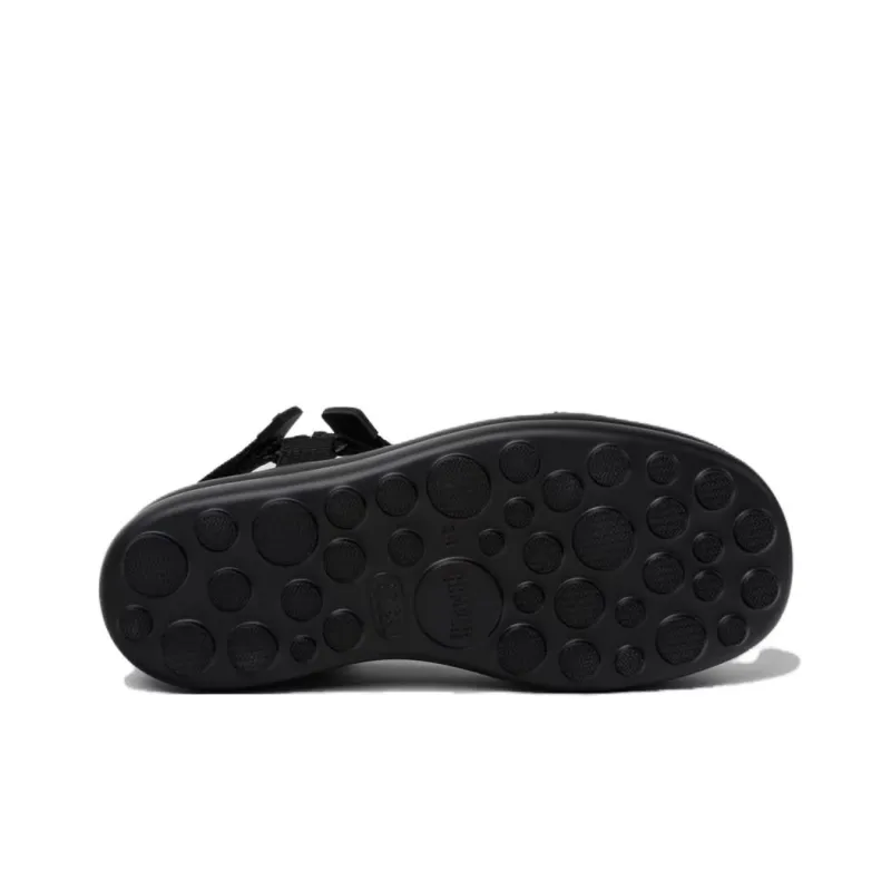 CAMPER Pelotas Flota Up One Strap Sandals 5.1cm Women's Black-3