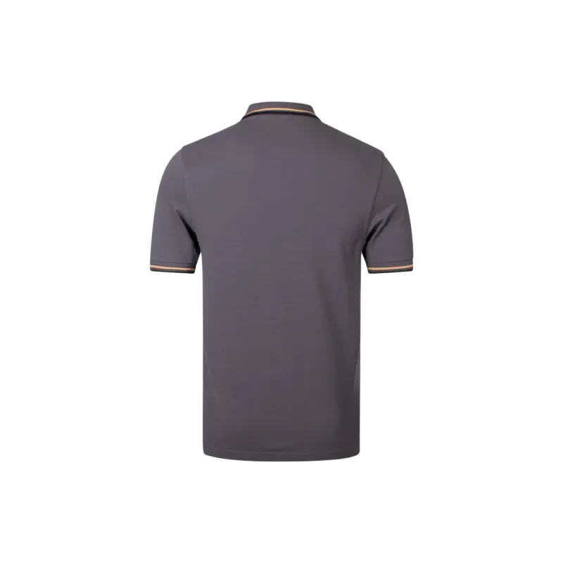 FRED PERRY Polo Shirt Men's Gray Purple-1