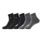 2 Black+2 Dark Gray+1 Navy Blue