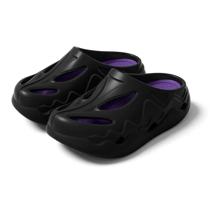 LATE TIME EVA Men's, Anti Collision Closed Toe Clogs, Height Increasing Platform Breathable Sports, Home Slippers-7