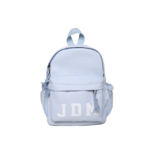 BUBM Nylon Compact Backpack Regular Unisex Sky Blue/white/black/pink