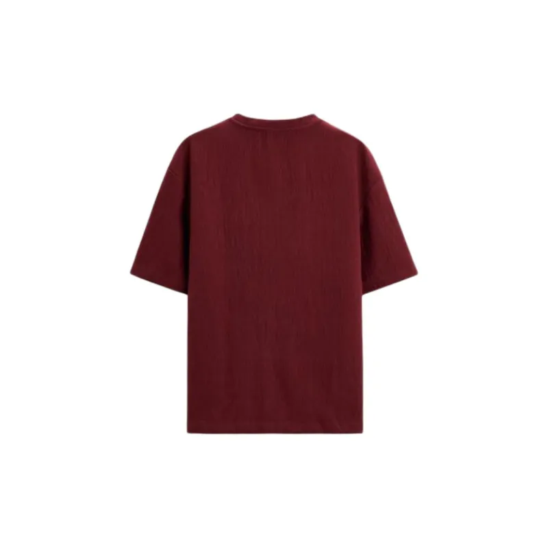 ZARA T Shirts Men China Red-1
